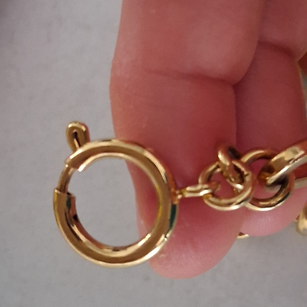 RARE Juicy Couture Gold Heart Charm Bracelet/ Y2K/ Original Heart Box - Picture 7 of 15